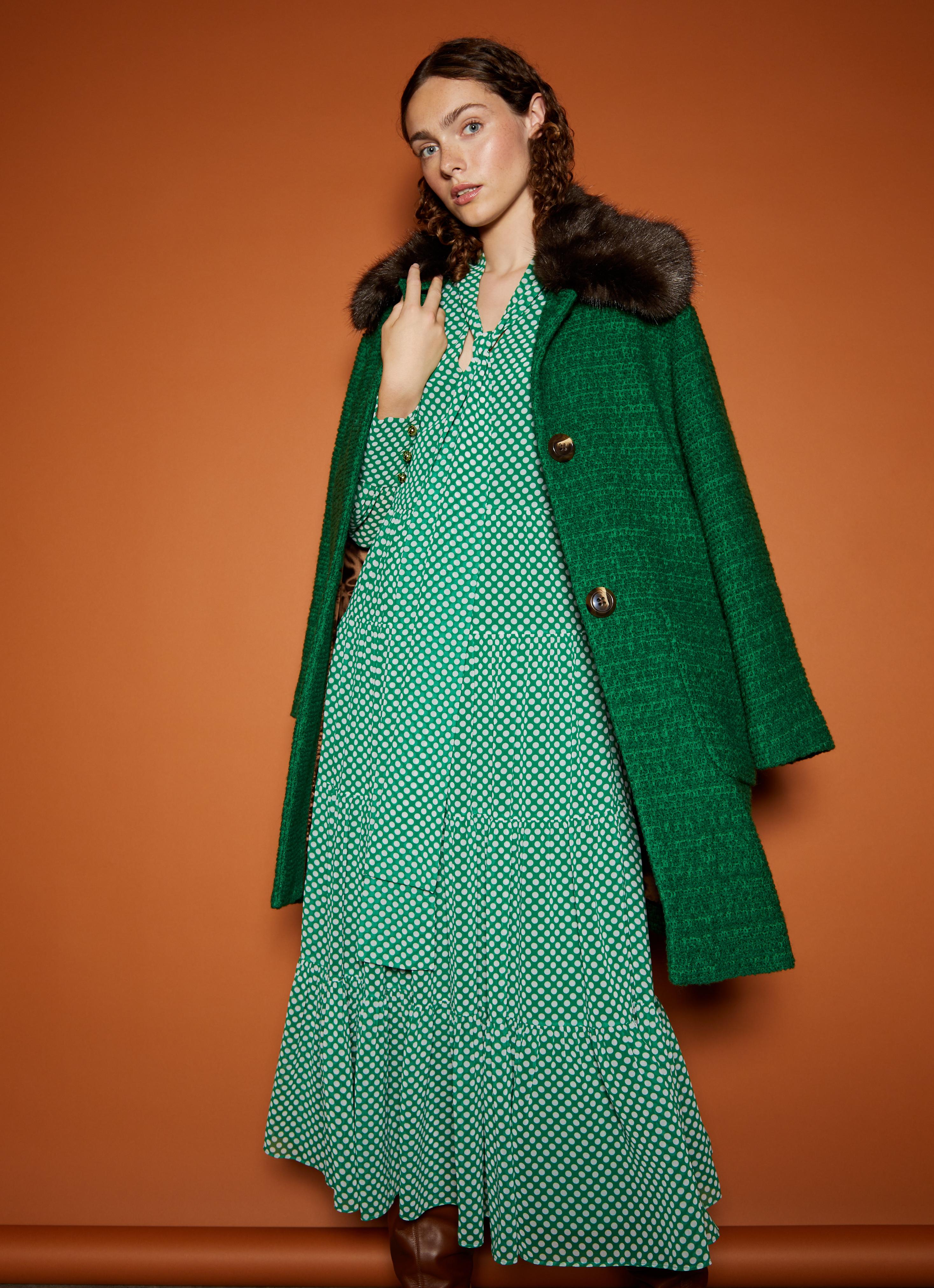 Lk bennett aster green sale coat